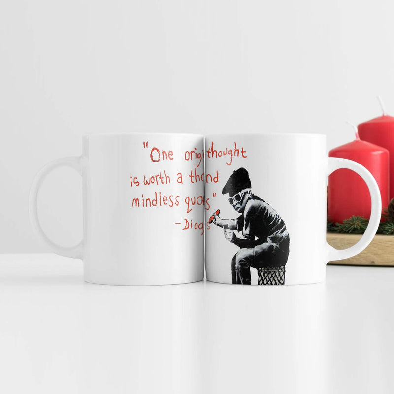 Banksy One Original Thought Mug