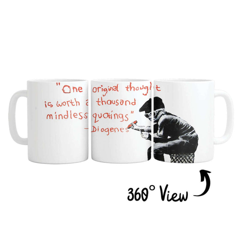 Banksy One Original Thought Mug