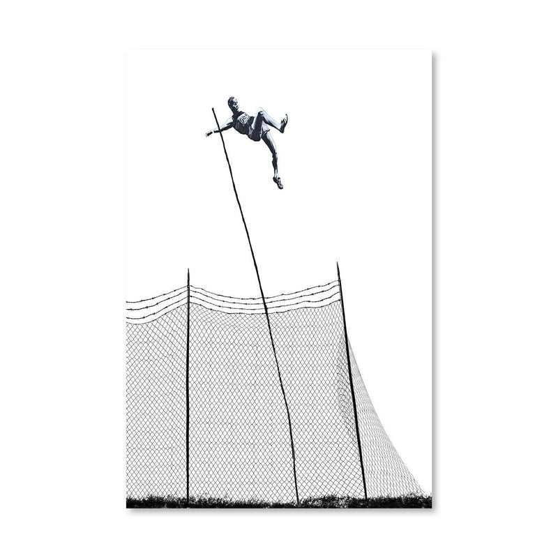 Banksy Pole Vaulter Canvas