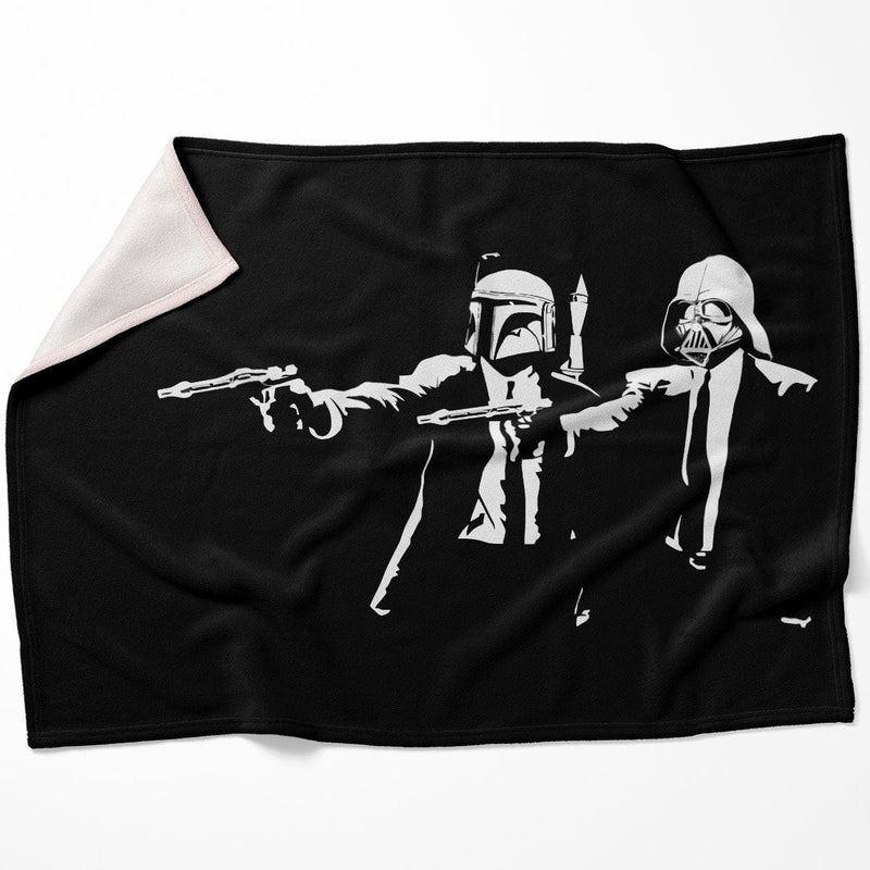 Banksy Pulp Fiction Star Wars Blanket