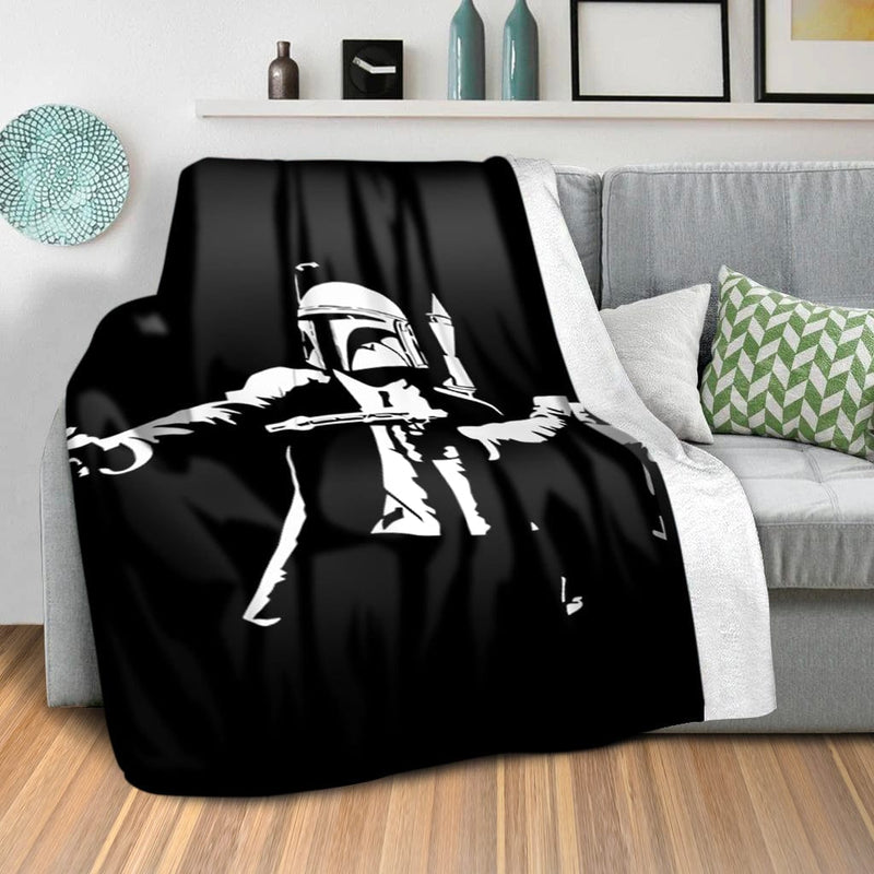 Banksy Pulp Fiction Star Wars Blanket