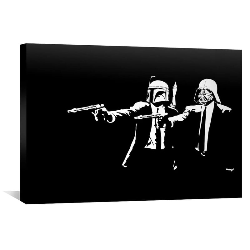 Banksy Pulp Fiction Star Wars Canvas