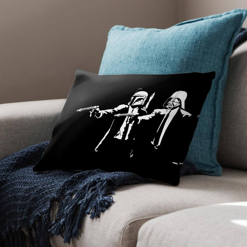 Banksy Pulp Fiction Star Wars Cushion