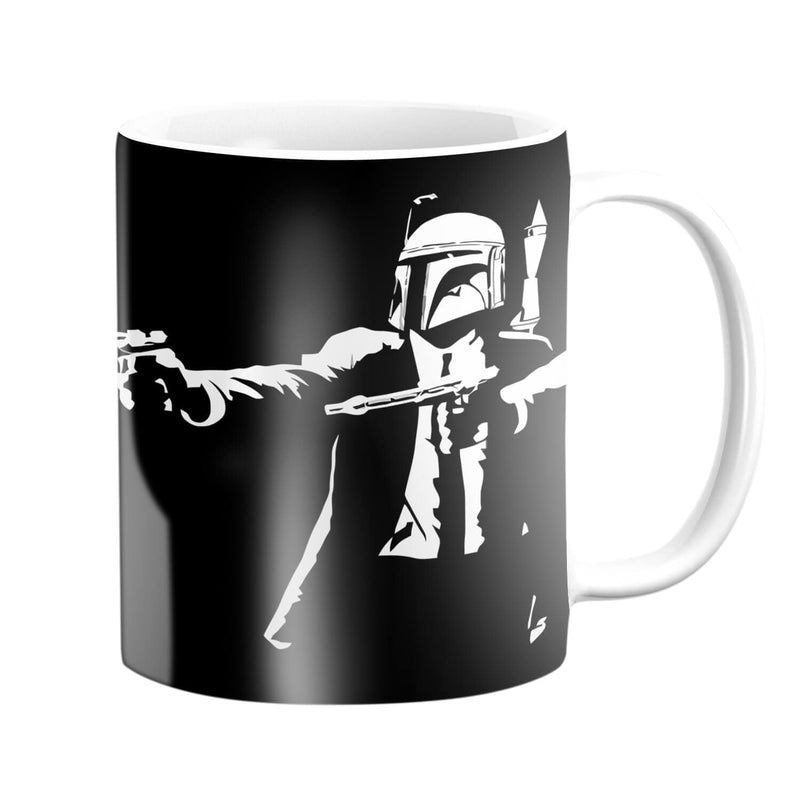 Banksy Pulp Fiction Star Wars Mug