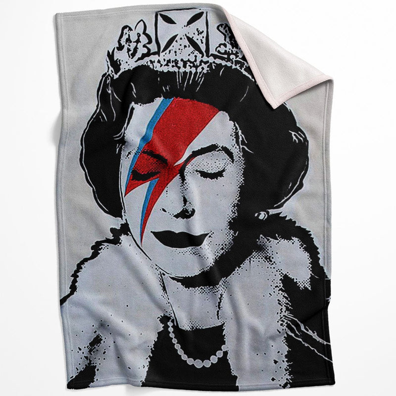 Banksy Queen Blanket