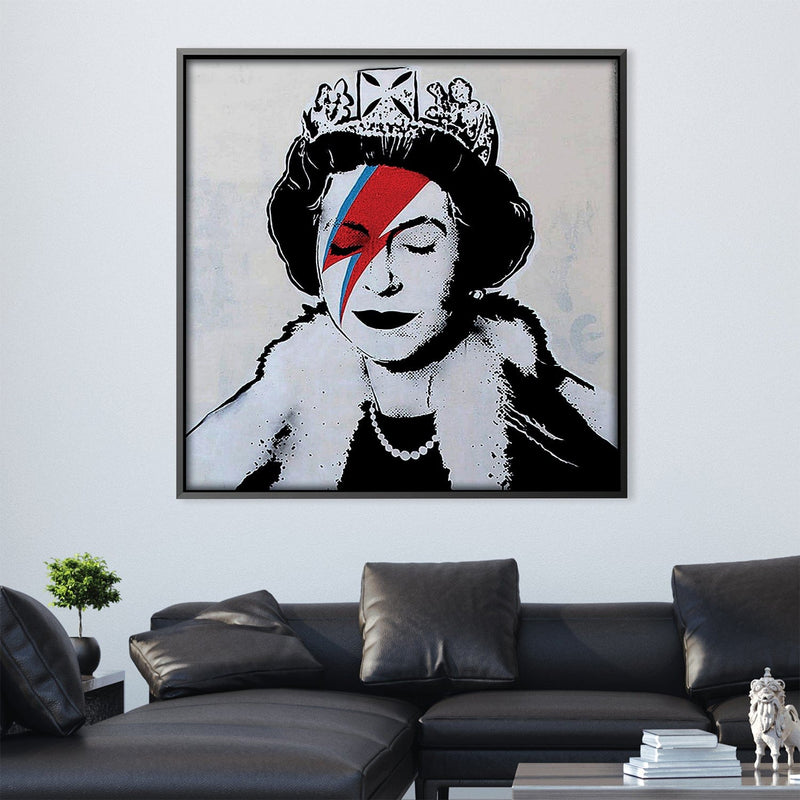 Banksy Queen Canvas