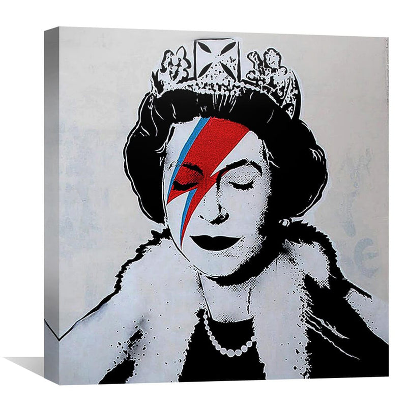 Banksy Queen Canvas