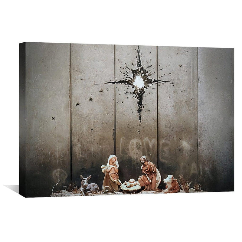 Banksy Scar of Bethlehem Canvas