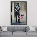 Banksy Security Guard Canvas