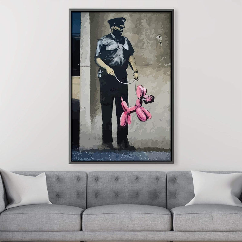 Banksy Security Guard Canvas