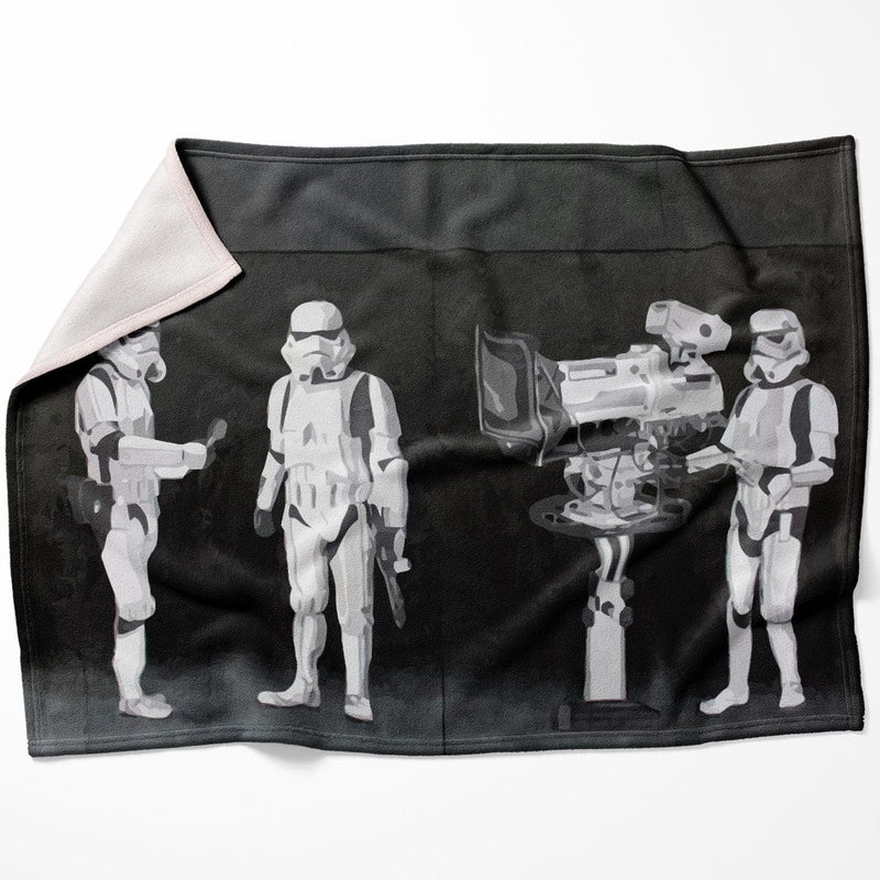 Banksy Stormtroopers Filming Oscars Blanket