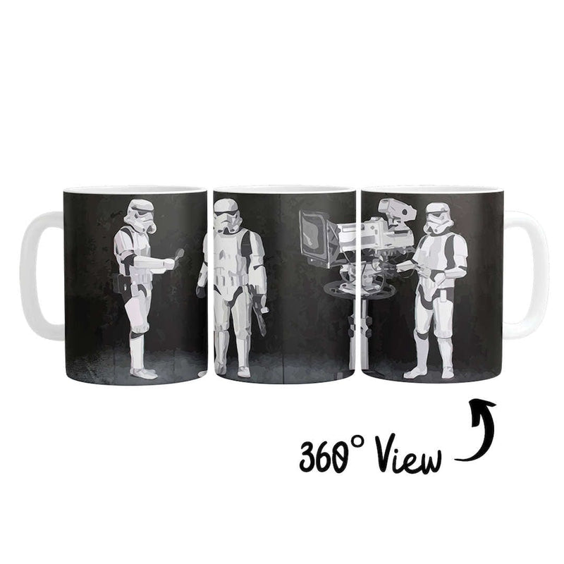 Banksy Stormtroopers Filming Oscars Mug