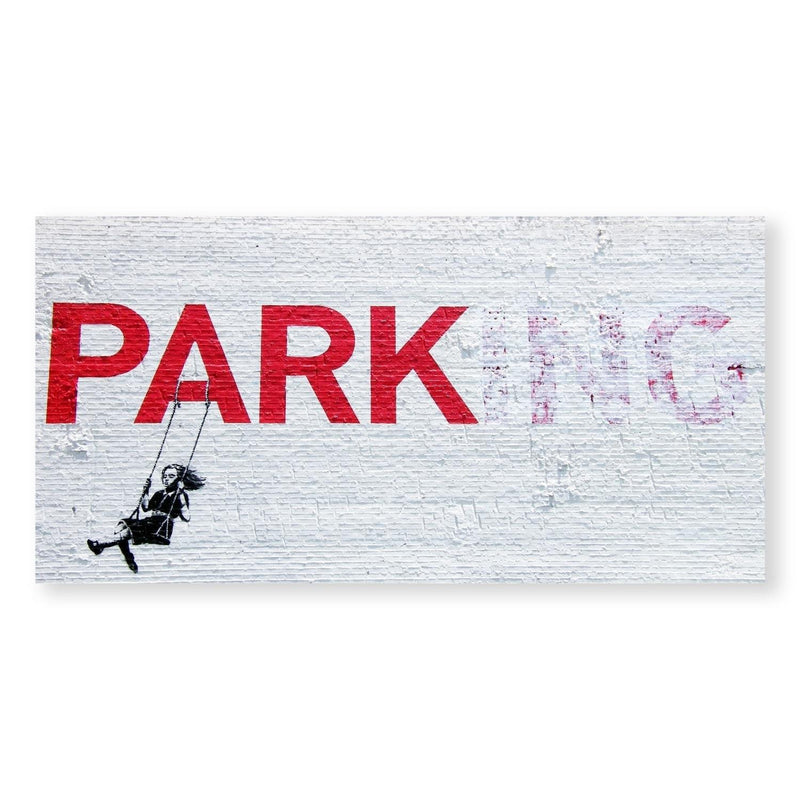 Banksy Swing Girl Canvas