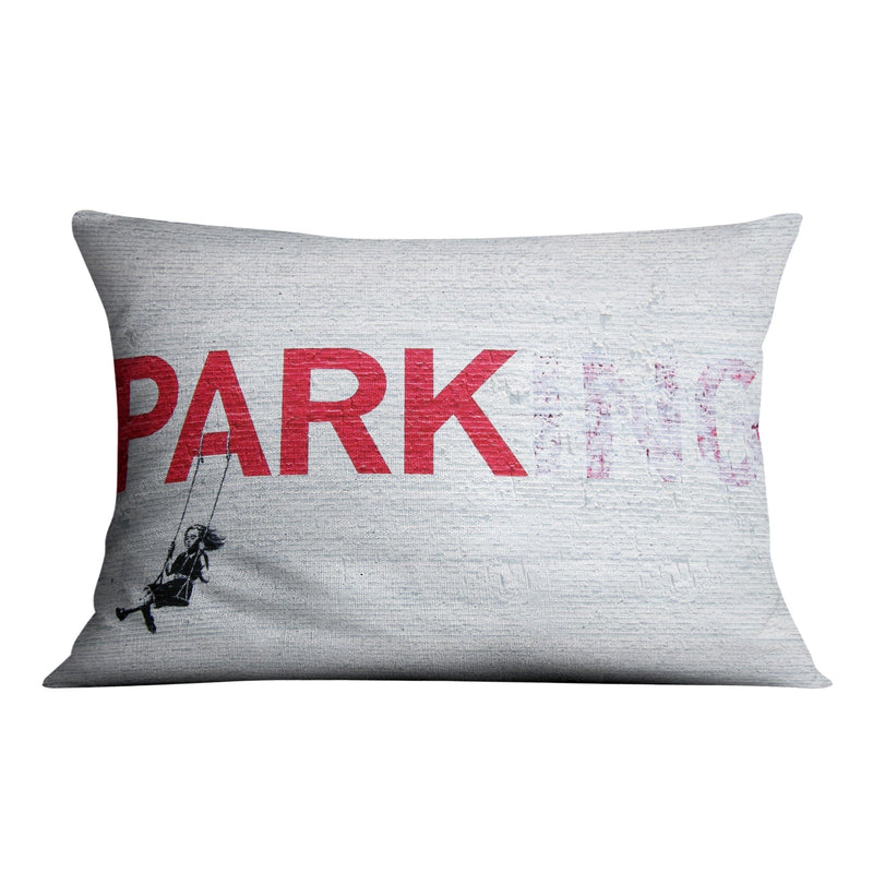 Banksy Swing Girl Cushion