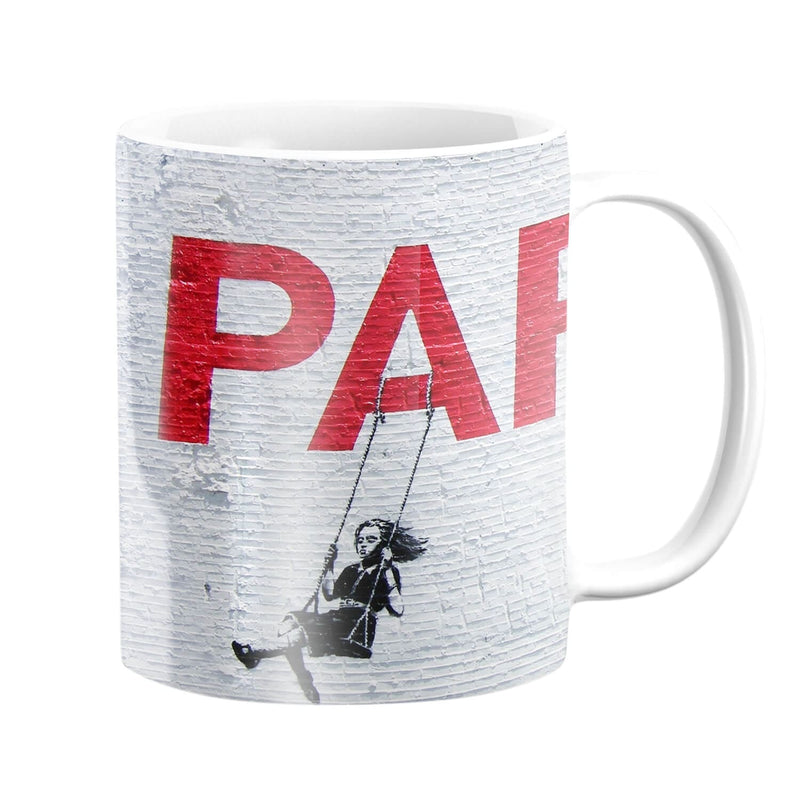 Banksy Swing Girl Mug