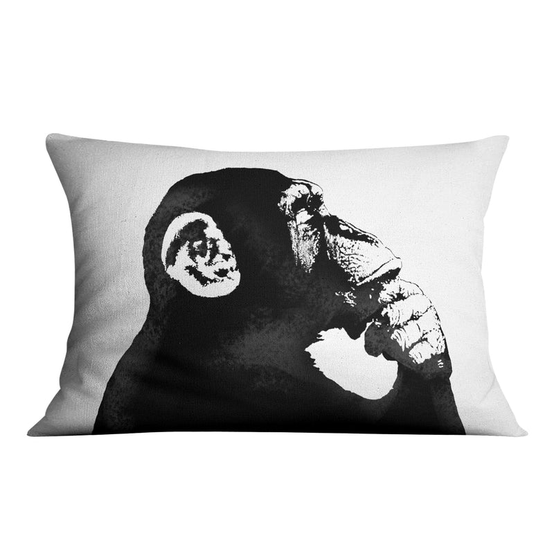 Banksy The Thinker Monkey Cushion