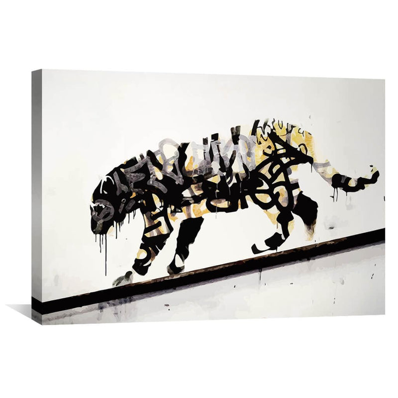 Banksy Tiger Canvas