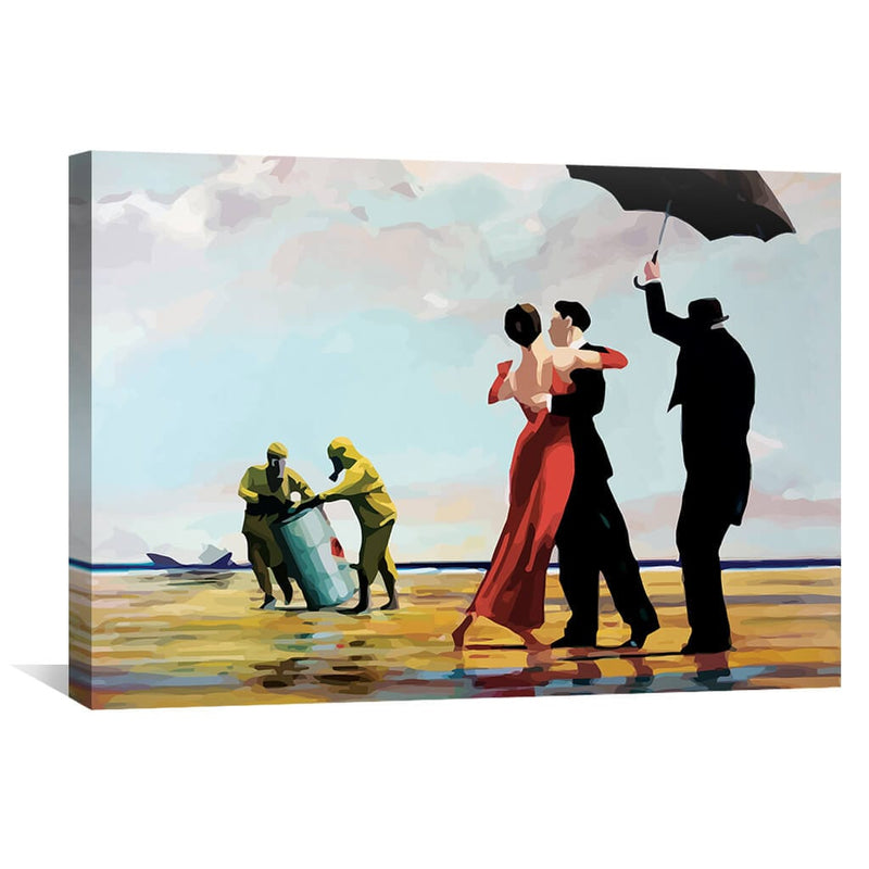 Banksy Toxic Beach Canvas