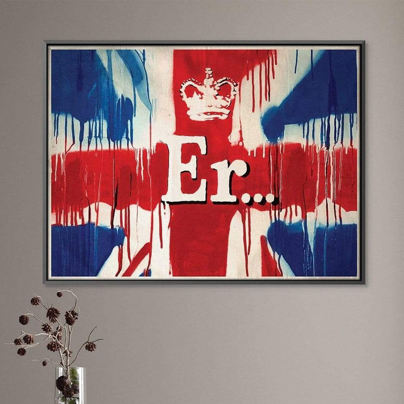 Banksy Union Jack Er Canvas