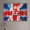Banksy Union Jack Er Canvas