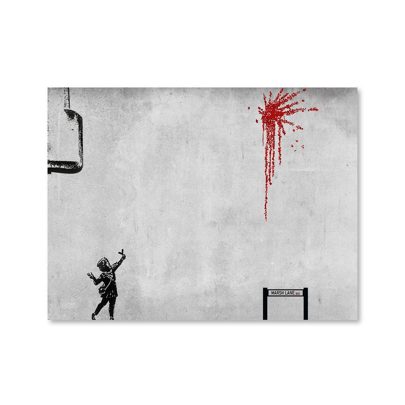 Banksy Valentines Day Canvas