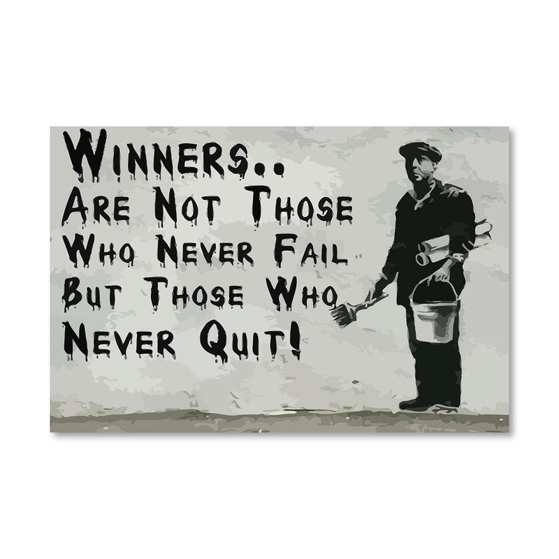 Banksy Winners Are Not Canvas