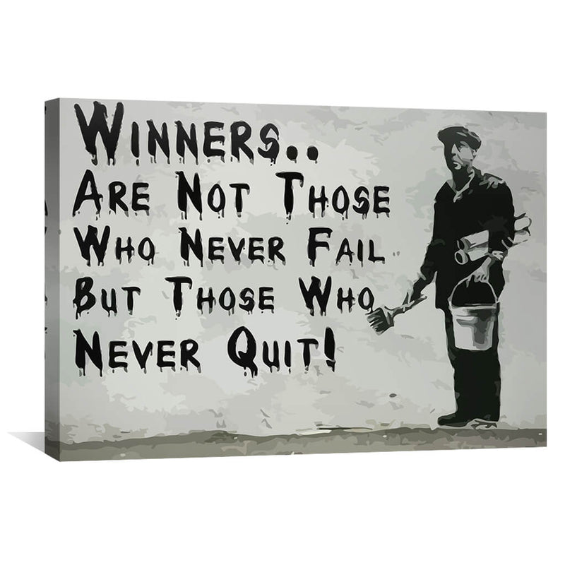 Banksy Winners Are Not Canvas