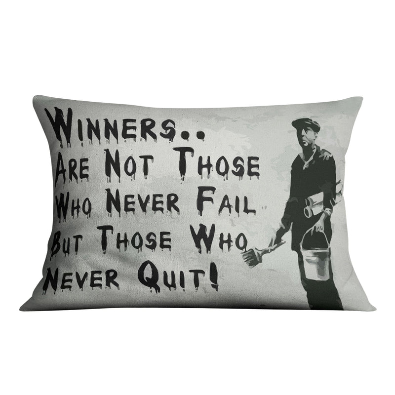 Banksy Winners Are Not Cushion