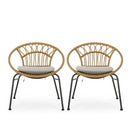 Banya Chair Set of 2 - Light Brown