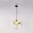 Bar Dining Room Glass Water Plant Aquarium Bedside Personality Chandelier