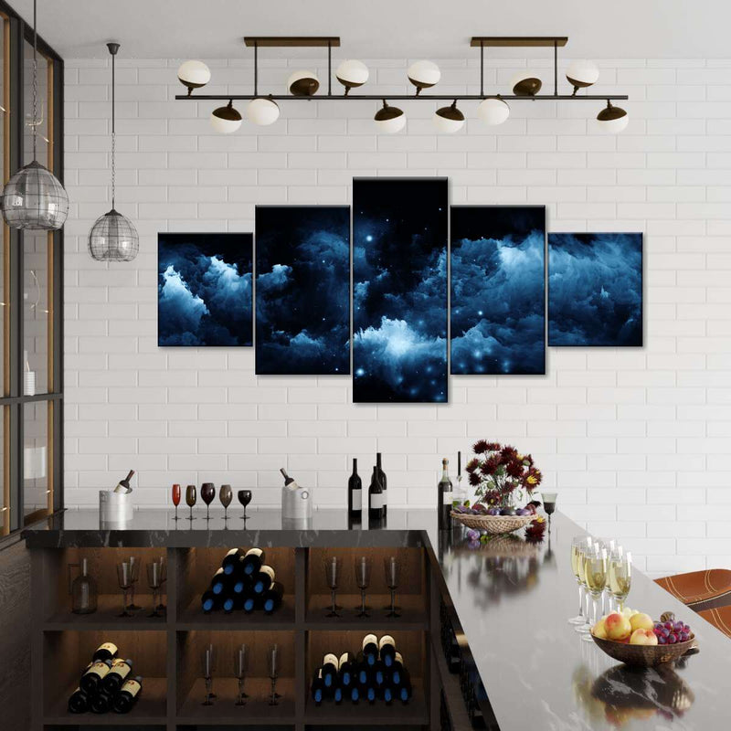 Starry Nighttime Sky Wall Art