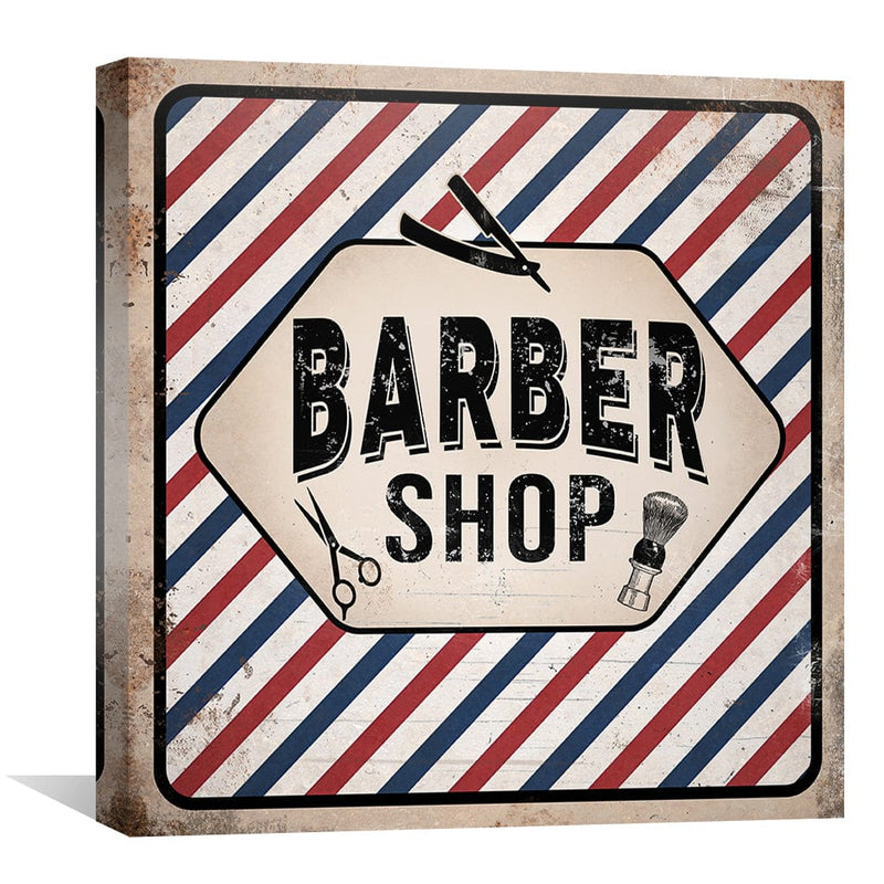 Barber Shop Canvas