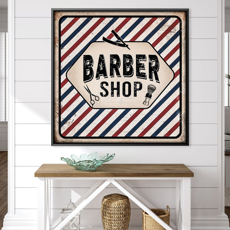 Barber Shop Canvas