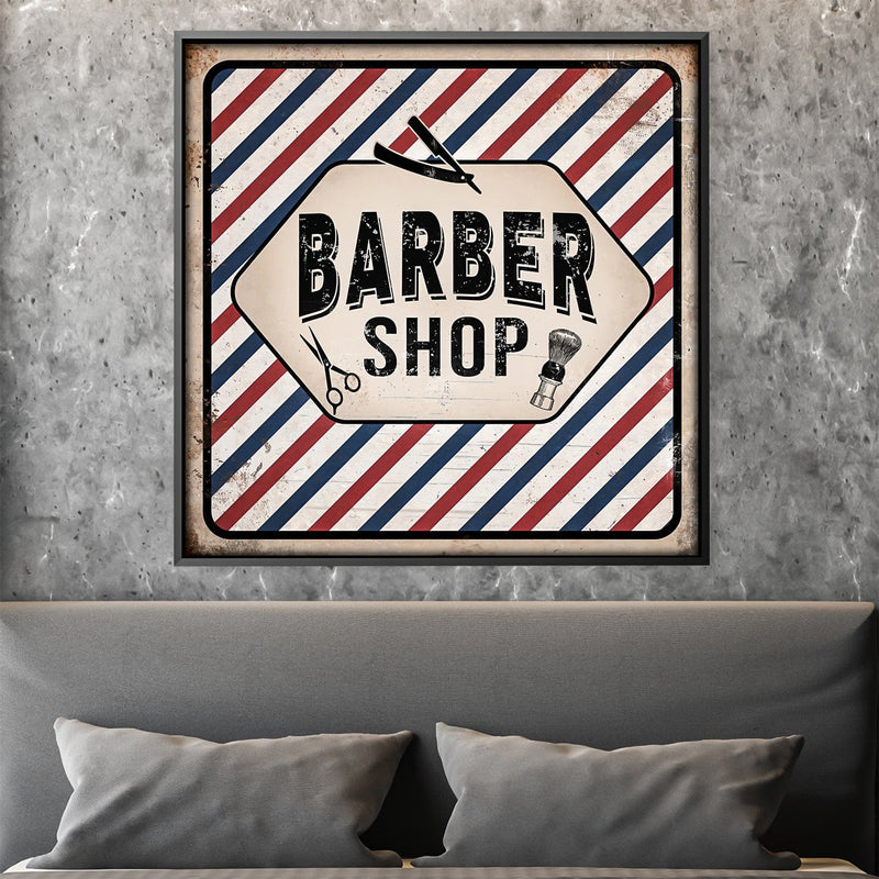 Barber Shop Canvas