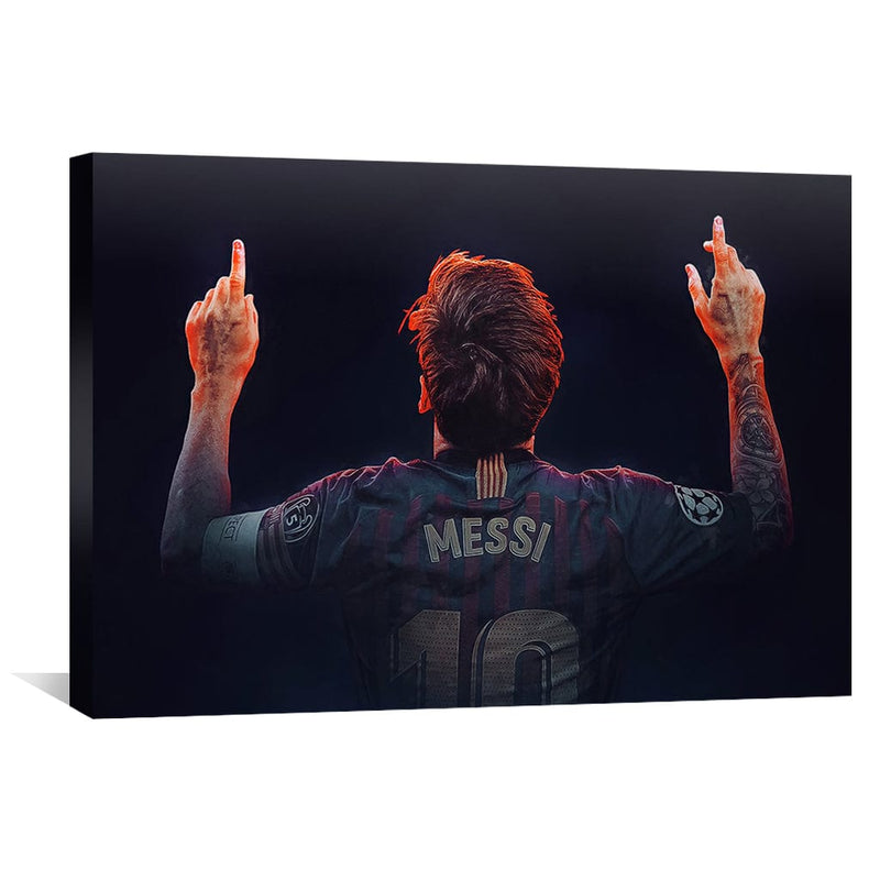 Barca Messi Canvas