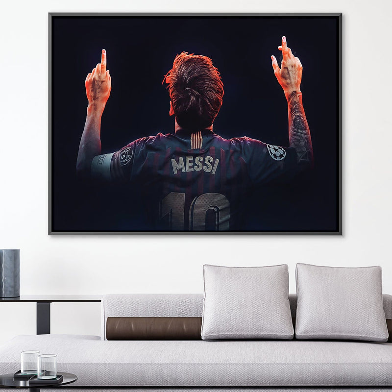 Barca Messi Canvas