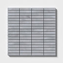 Bardiglio Light Honed 5/8x3 Marble Mosaics 12x12