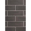 Coffee Glossy Subway Ceramic Tiles 3x9