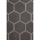 Coffee Glossy Hexagon 5 Ceramic Tiles 5