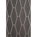 Coffee Glossy Longest Hexagon Ceramic Tiles 3x7 7/8