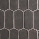 Coffee Glossy Picket Ceramic Tiles 3x6