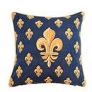 GobekUsa Baroque Crown Jacquard Tapestry Throw Pillow Cover 45x45cm for Living Room Sofa