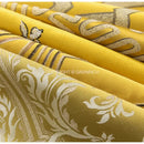 Baroque floral olive & gold cushion covers living room decor by Decorbites