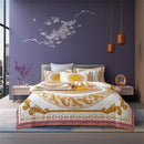 GobekUsa 1200TC Golden Egyptian Cotton King Queen Bedding Set, Custom Size Option