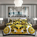 GobekUsa 1200TC Golden Egyptian Cotton King Queen Bedding Set, Custom Size Option