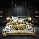 GobekUsa 1200TC Golden Egyptian Cotton King Queen Bedding Set, Custom Size Option