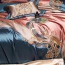 GobekUsa 1500TC Egyptian Cotton Jacquard Bedding Set for Queen King Bed