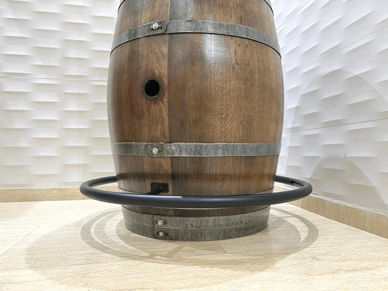 Barrel Foot Rail (Wine, Whiskey, Bourbon Barrel Compatible)