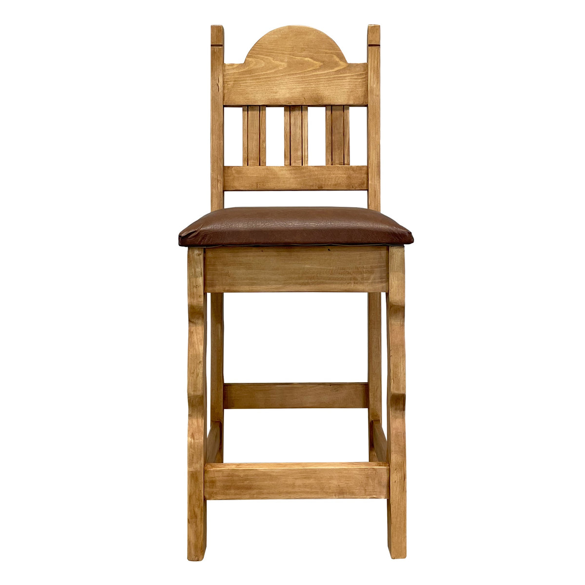 Texas Rustic Bar Stool 24" with Cushion, photo 2 of 6