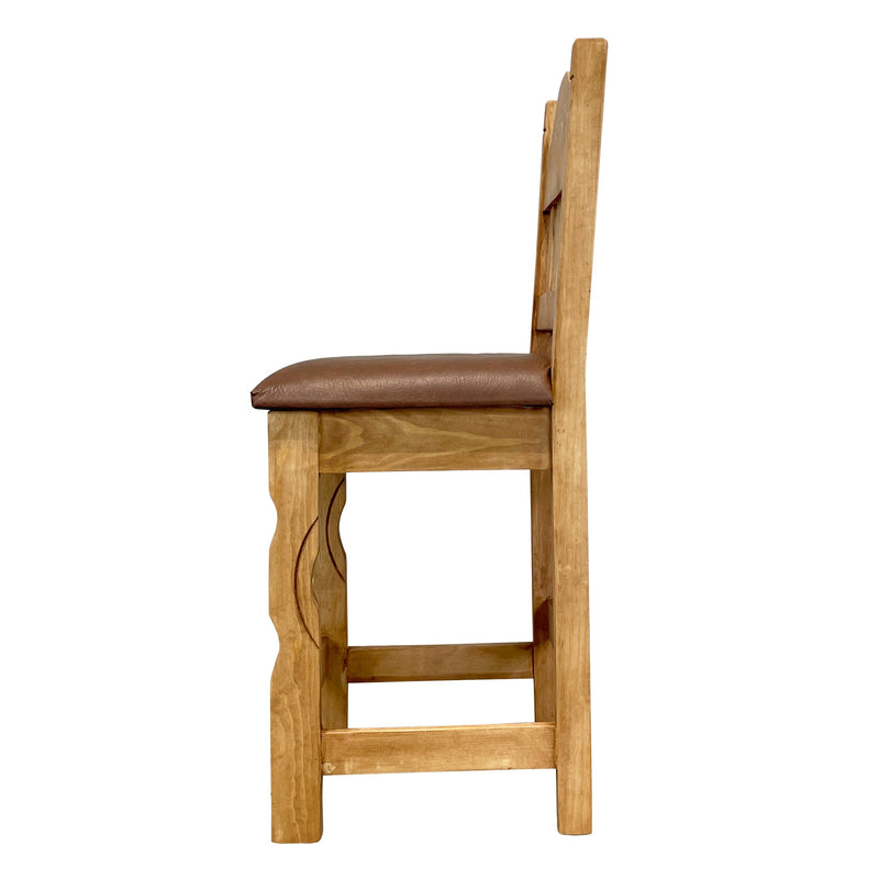 Texas Rustic Bar Stool 24" with Cushion, photo 3 of 6